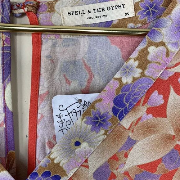 SPELL X Free People Willow Tassel Mini Dress, XS - Picture 9 of 10